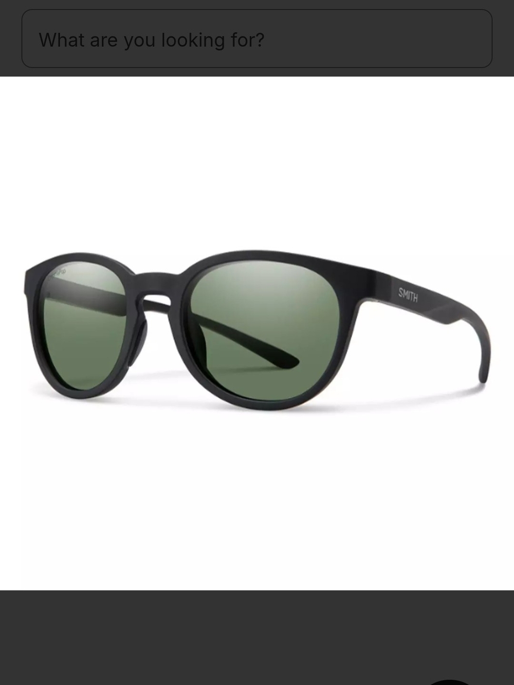 NIB SMITH EASTBANK CHROMAPOP GRAY GREEN MATTE BLACK UNISEX BALLISTIC